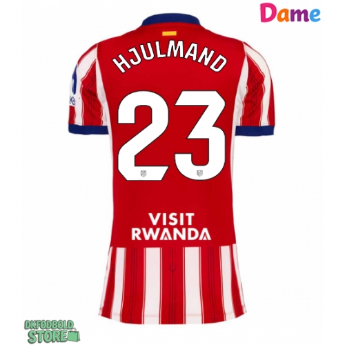 Atletico Madrid Morten Hjulmand #23 Replika Hjemmebanetrøje Dame 2026-27 Kortærmet